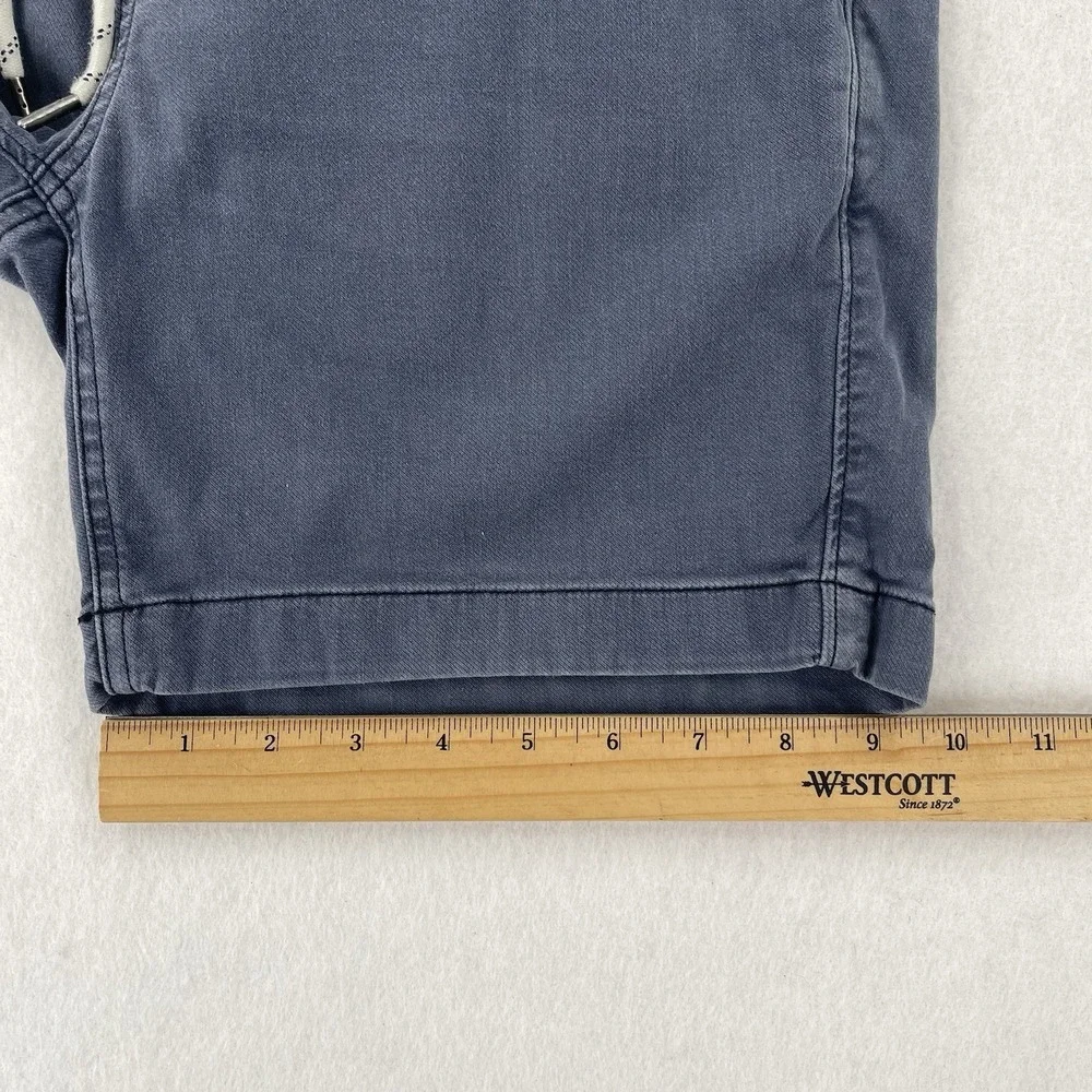 Faherty Essential Drawstring Shorts Mens S Navy Chino Preppy Linen Blend